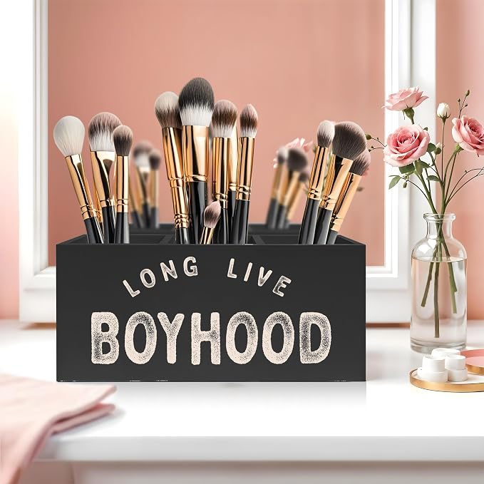 Exqcom Long Live Boyhood Pen Pencil Crayon Holder - Image 5