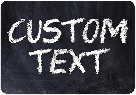 Custom Sign, Custom Street Sign, 11 Font Colors, 13 Font Styles, 4 Hole Options by MySignCenter