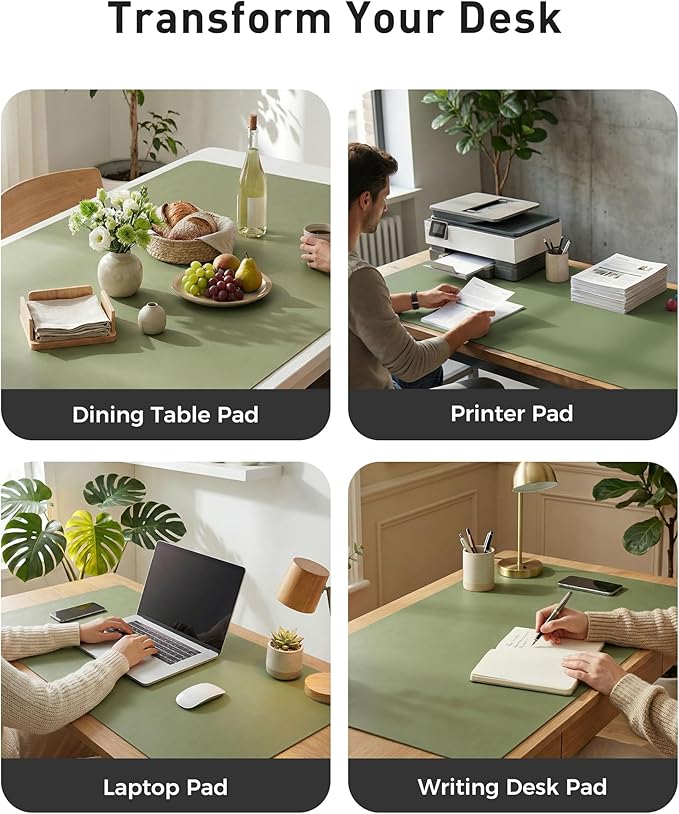 Aothia Faux Leather Desk Mat - Image 6