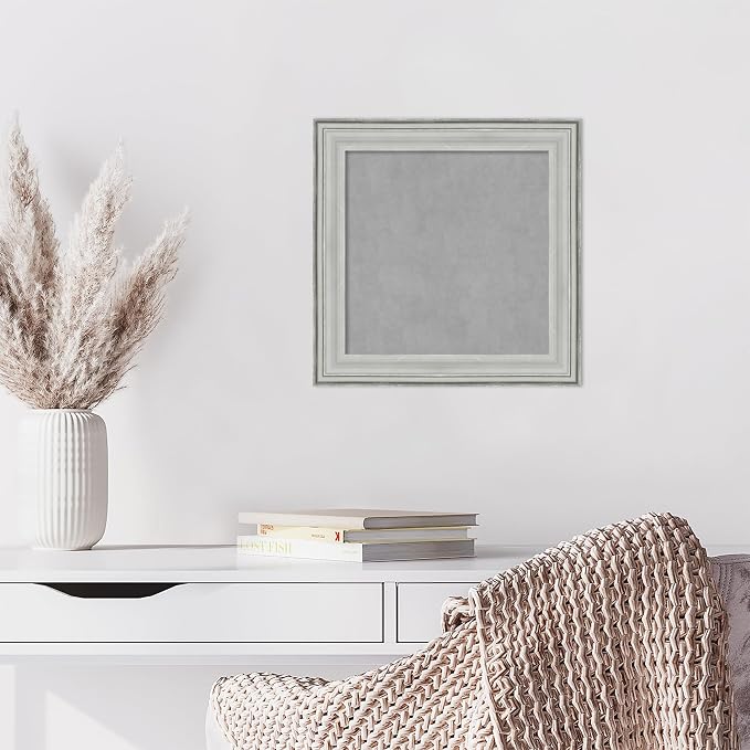 Amanti Art Silver Framed Magnetic Board 15x15 X-Small Vision Board - Image 5
