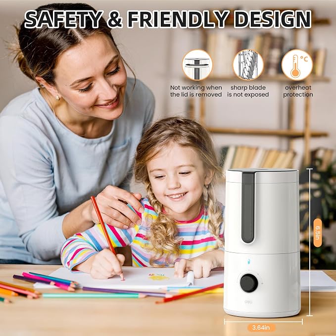 deli Electric Pencil Sharpener, Fully Automatic Pencil Sharpener - Image 5