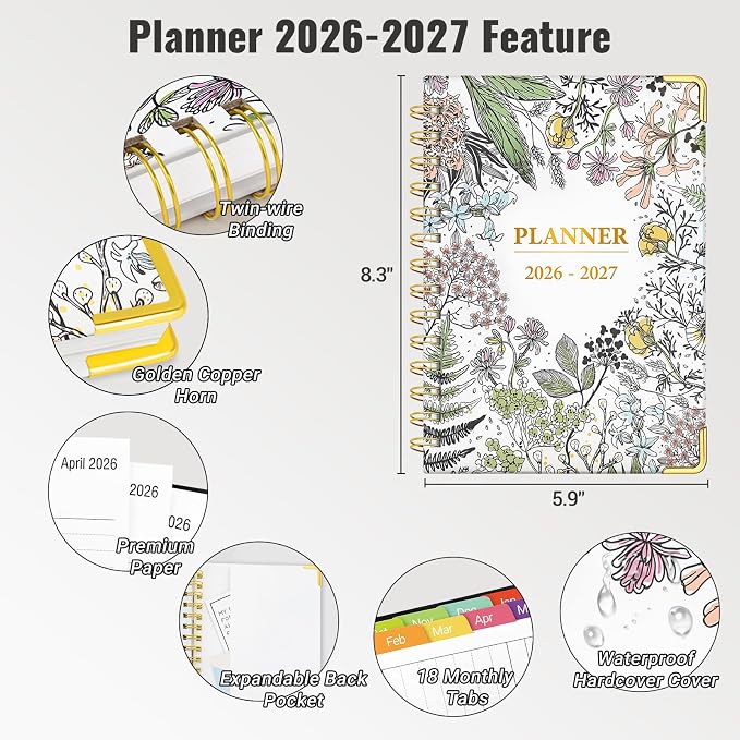 Daily Planner 2026-2027, 18 Month Planner - Image 7