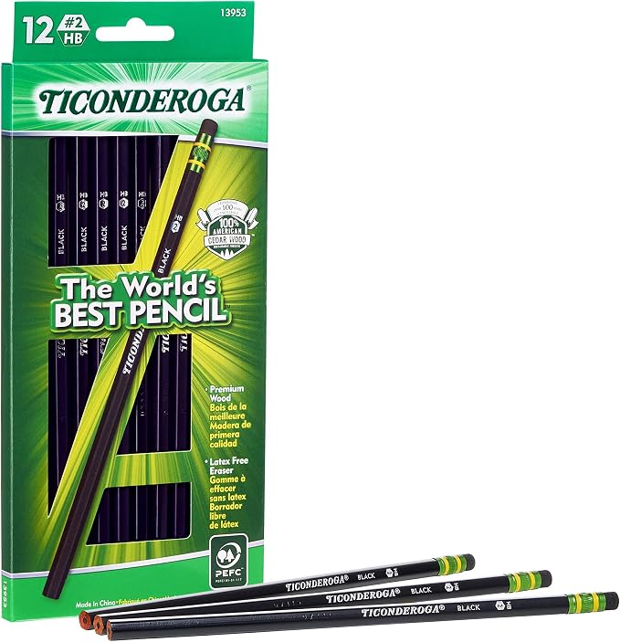 Ticonderoga Pencils, 2 HB Soft - Image 7