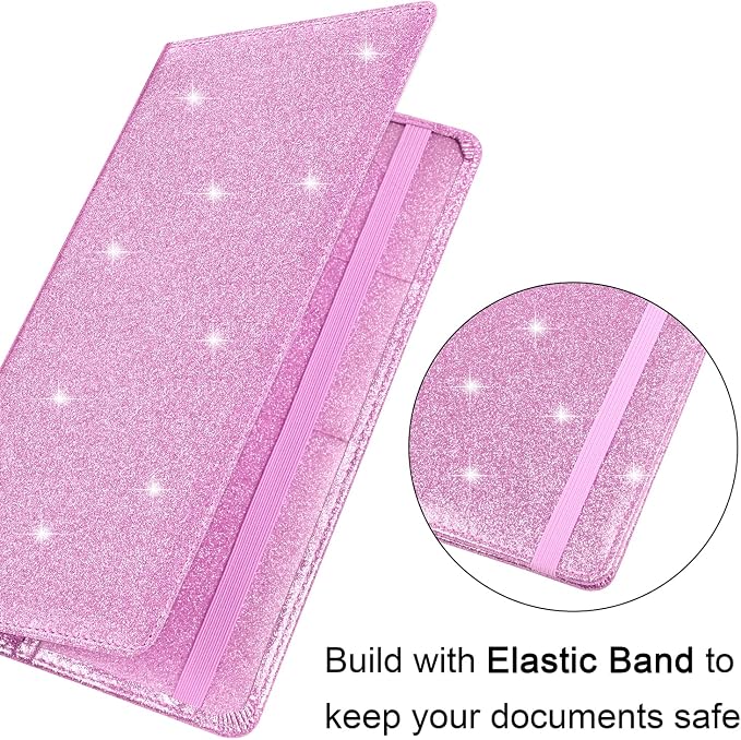 Wisdompro Car Document Holder Organiser, PU Leather Vehicle Insurance and - Image 4