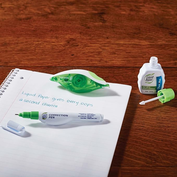 Paper Mate Paper Mate Liquid Paper DryLine Grip Correction White Tape - Image 5