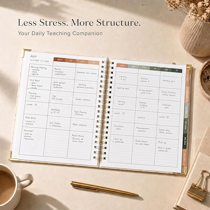 Aesthetic Teacher Planner For The 2026-2027 Academic School Year - Image 2