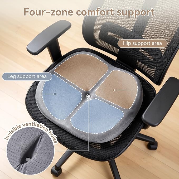 Memory Foam Seat Cushion with Pressure Relief - Image 8