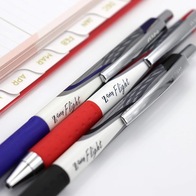 Zebra Pen Z-Grip Flight Retractable Ballpoint Pen, Bold Point 1.2mm, School - Image 5