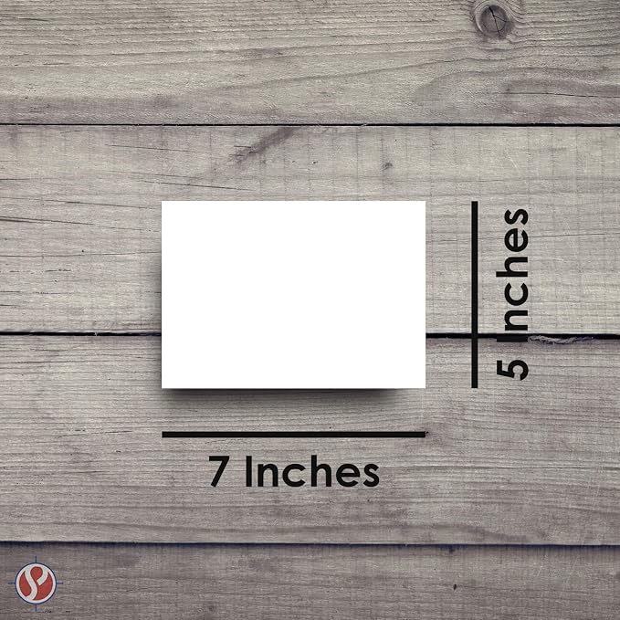 5 x 7" Blank White Memo Pads - Image 5