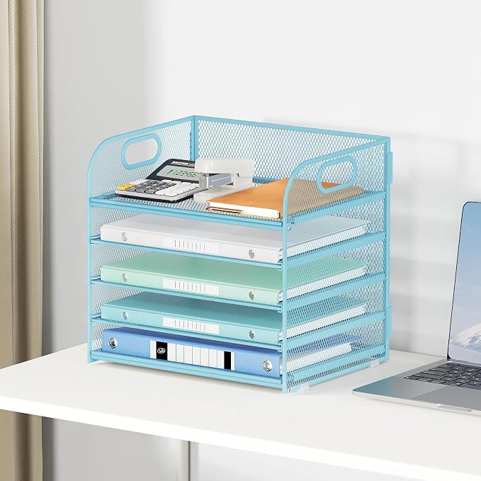 Lavatino Desk Letter Tray Paper Organizer - Image 6