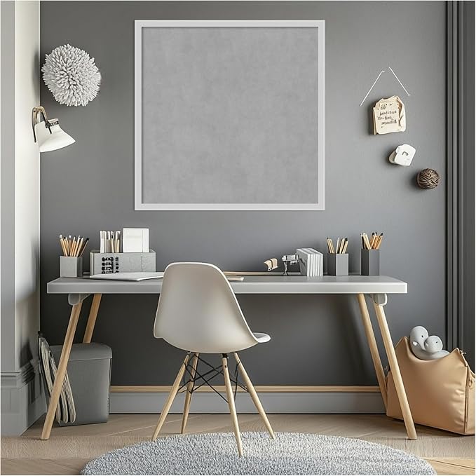 Amanti Art Silver Framed Magnetic Board 25x25 Medium Vision Board - Image 7