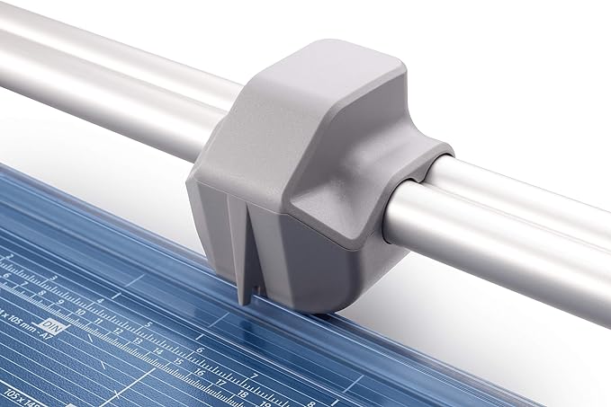 Dahle 556 Professional Rotary Trimmer, 37" Cut Length, 14 Sheet Capacity, Self-Sharpening, Dual Guide Bar, Automatic Clamp, German Engineered Paper Cutter-DeskLoop Office