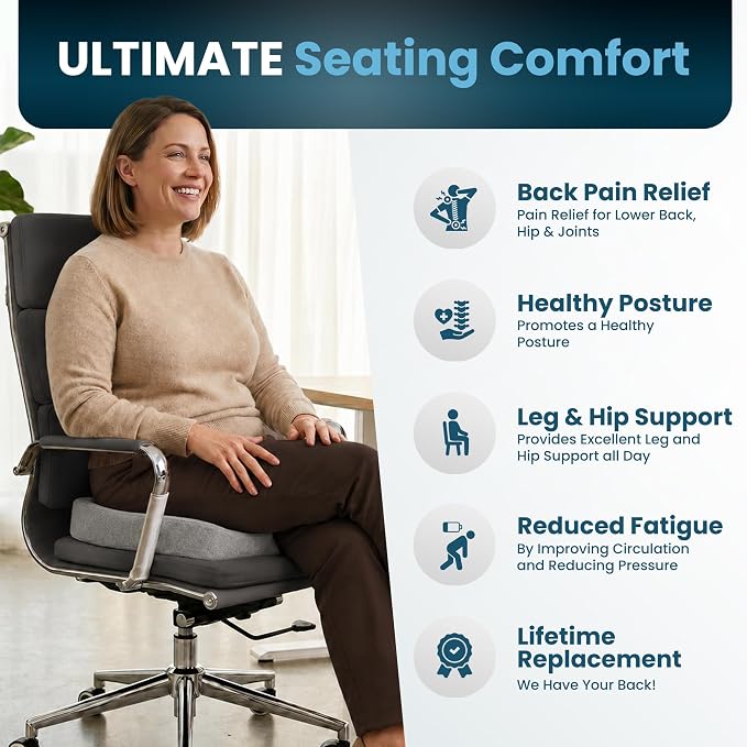 ComfiLife Extra Large Gel & Memory Foam Seat Cushion - Image 7