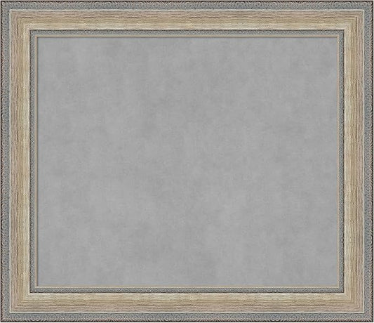 Amanti Art Silver Framed Magnetic Board 25x29 Medium Vision Board by AmantiArt