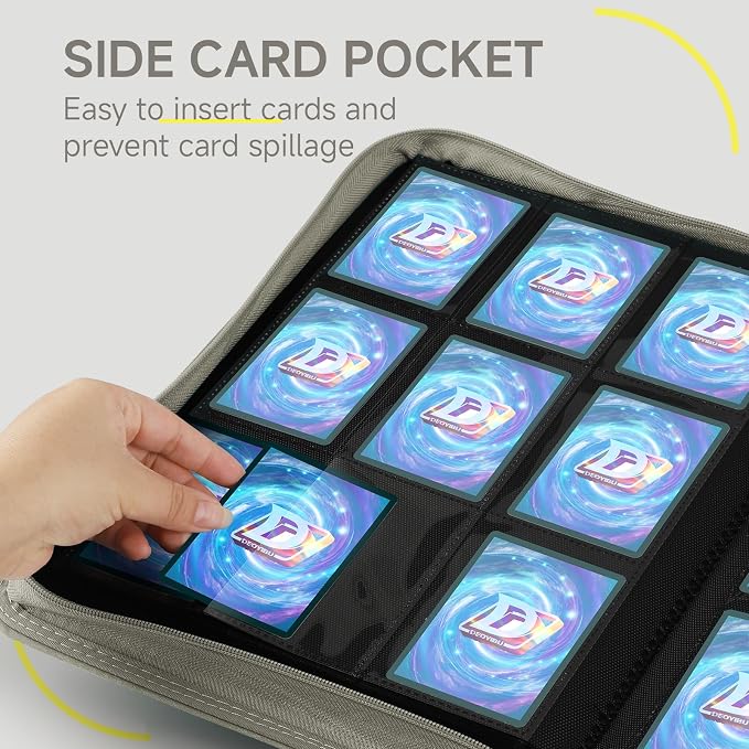 9 Pocket Card Binder, 360 Pockets Trading Card Binder, Double Sided Pocket - Image 5