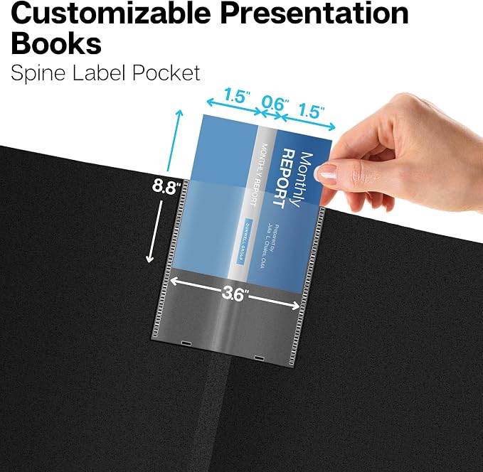 Dunwell 11x14 Portfolio Binder, Presentation Book - Image 4