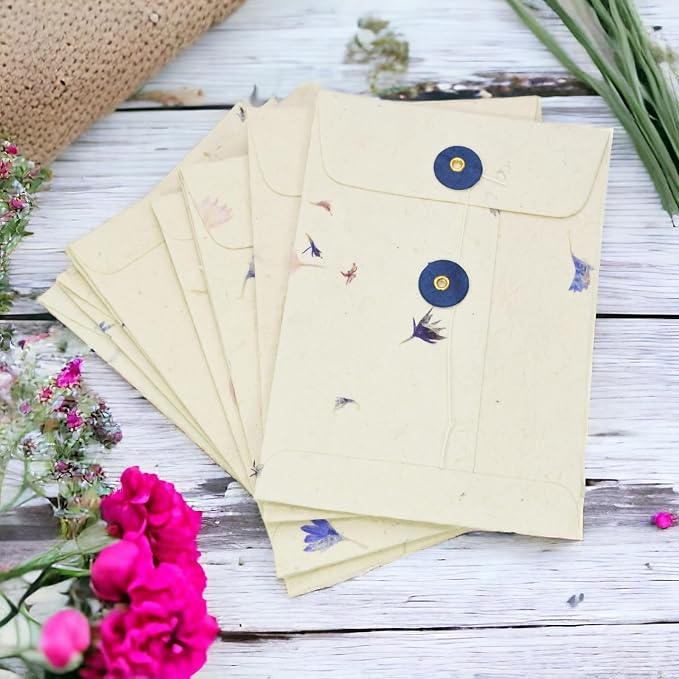 Kathmandu Valley Co. Handmade Lokta Paper Envelope - Image 3