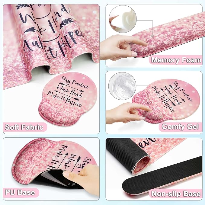 Desk Mat Set + Keyboard and Mouse Pad - Image 5