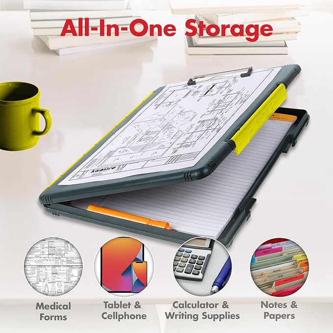 Dexas Legal Size XL Slimcase 2 Storage Clipboard, 15.5" x 10.5" - Image 6