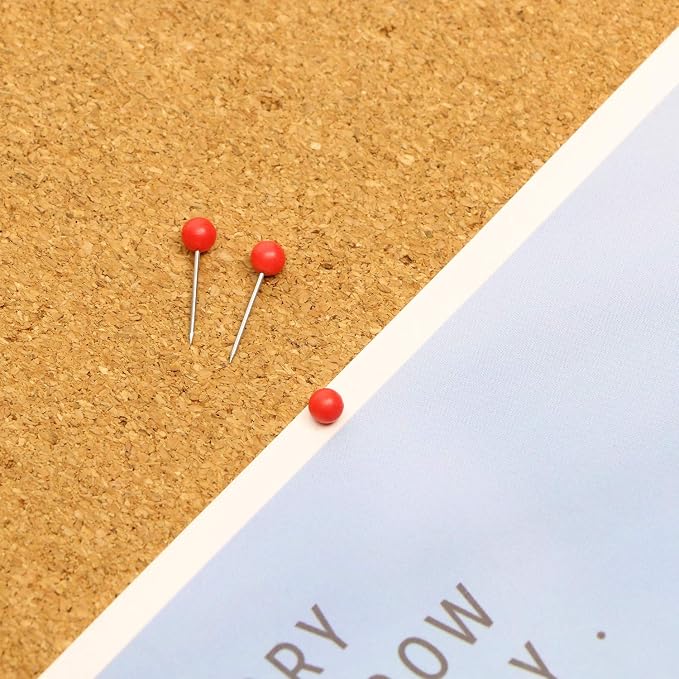 Tupalizy 1/8 Inch Small Round Ball Head Decorative Push Pins Map Thumb Tacks - Image 3