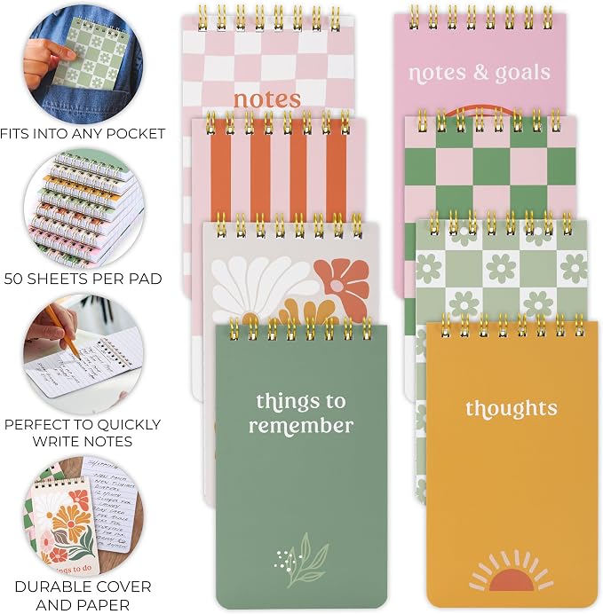 ZICOTO Aesthetic Pocket Notebooks Set Of 8 - Image 3