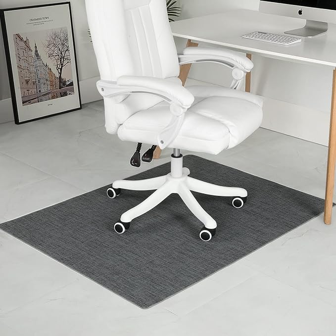Chair Mat for Hardwood Floor, Large Anti-Slip Hard Floor Protector Rolling by RccugmatS
