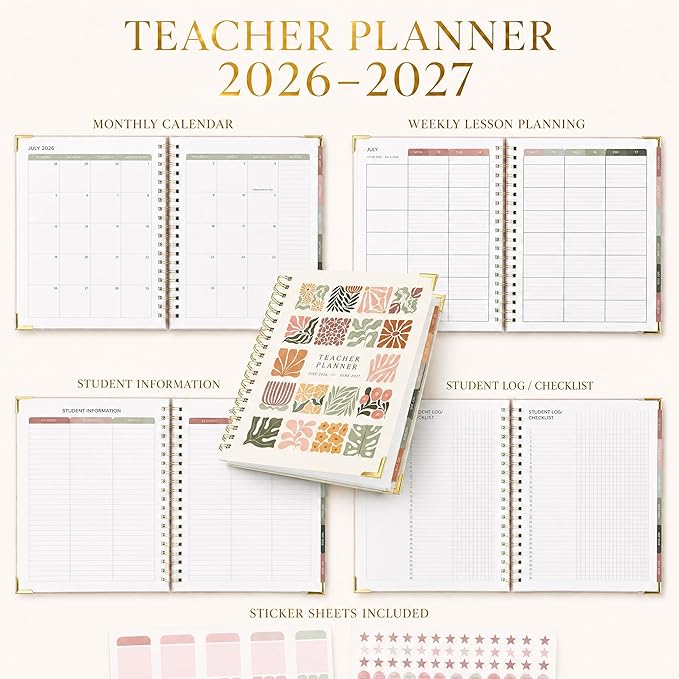 Aesthetic Teacher Planner For The 2026-2027 Academic School Year - Image 4