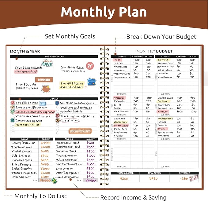 Budget Planner - Monthly Budget Book - Image 3