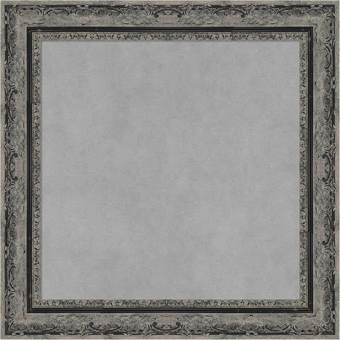 Amanti Art Black Framed Magnetic Board 20x20 Small Vision Board by AmantiArt