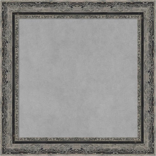Amanti Art Black Framed Magnetic Board 20x20 Small Vision Board by AmantiArt
