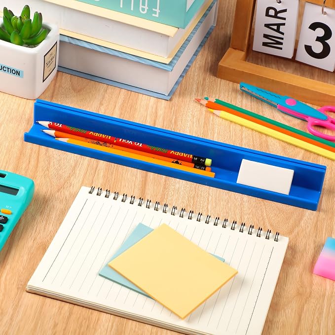 PerKoop 5 Pcs Classroom Desk Name Plates Holder - Image 3