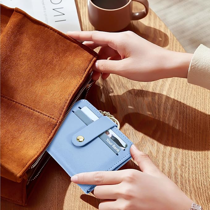 Airkit Small Wallet Women RFID, PU Leather Card Holder - Image 8