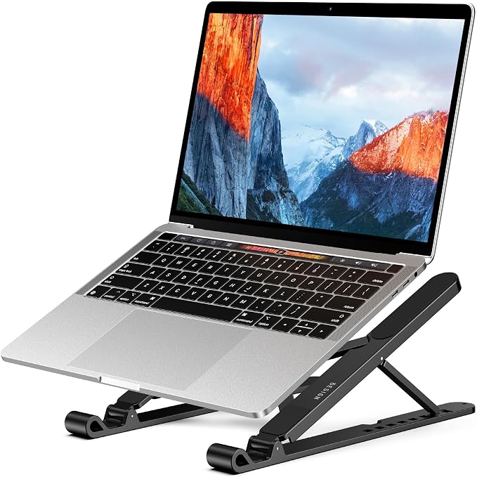 BESIGN LS01 Pro Ergonomic Laptop Stand, Plastic Laptop Riser, Portable and by BESIGN