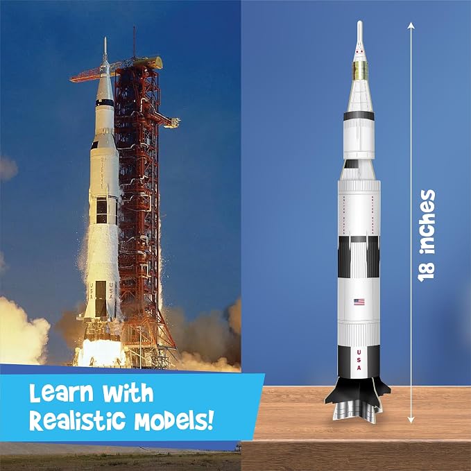 Imagimake Mapology Man's Journey to Moon | NASA Mission Apollo 11 | Rocket & - Image 2