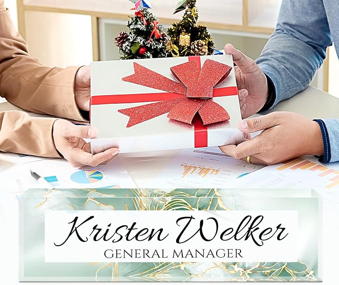 Name Plate for Desk, Desk Name Plate Personalized, Office Decor for Women Men - Image 5