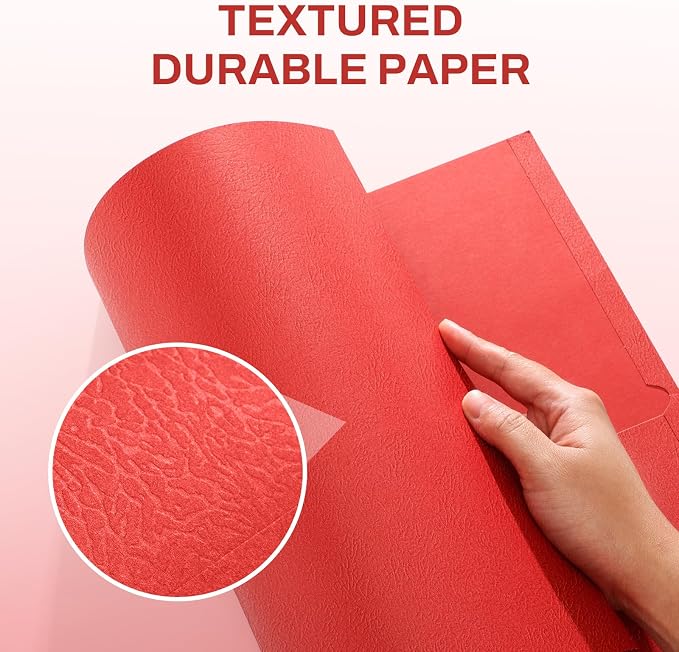 SUNEE Folders with Pockets, 2 Pocket Folders Fit Letter Size Paper, Paper File - Image 3