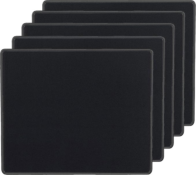 SaiTech IT 5 Pack Waterproof Mouse Pad, 8.66x7.1 inch, non-slip rubber by SaiTechIT