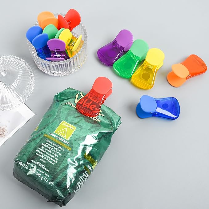 Bag Clips, 12 Pack Chip Clips, Magnetic Bag Clip - Image 6