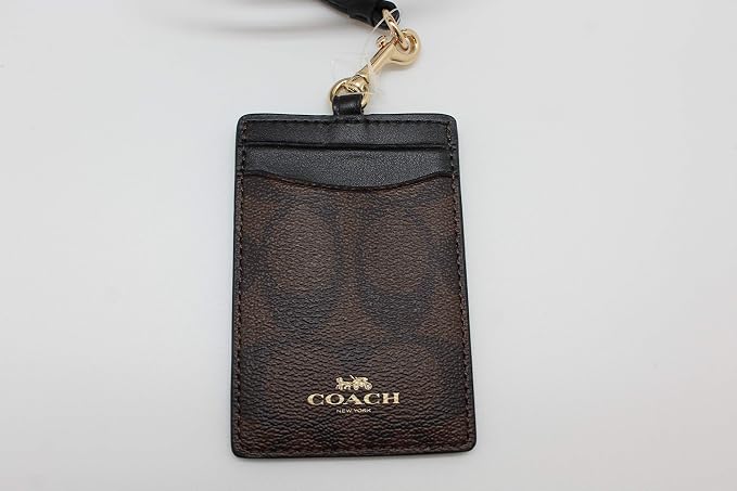Coach Signature PVC Lanyard ID Badge Card Holder - Image 8