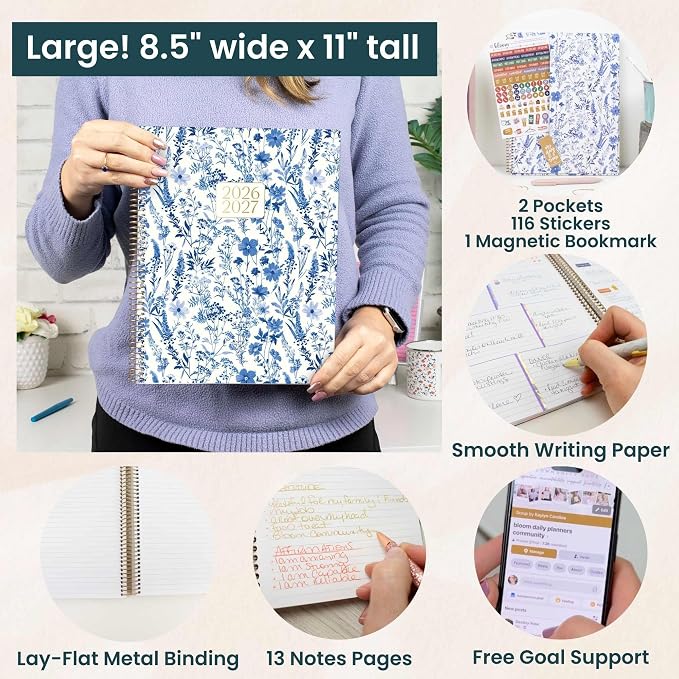 bloom daily planners 2026-2027 Planner 13 Month Academic Organizer - Image 5