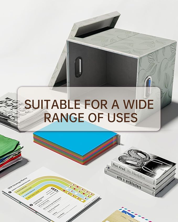 Oterri 2 Pack File Storage Organizer, Document Organizer, Portable File Box - Image 7