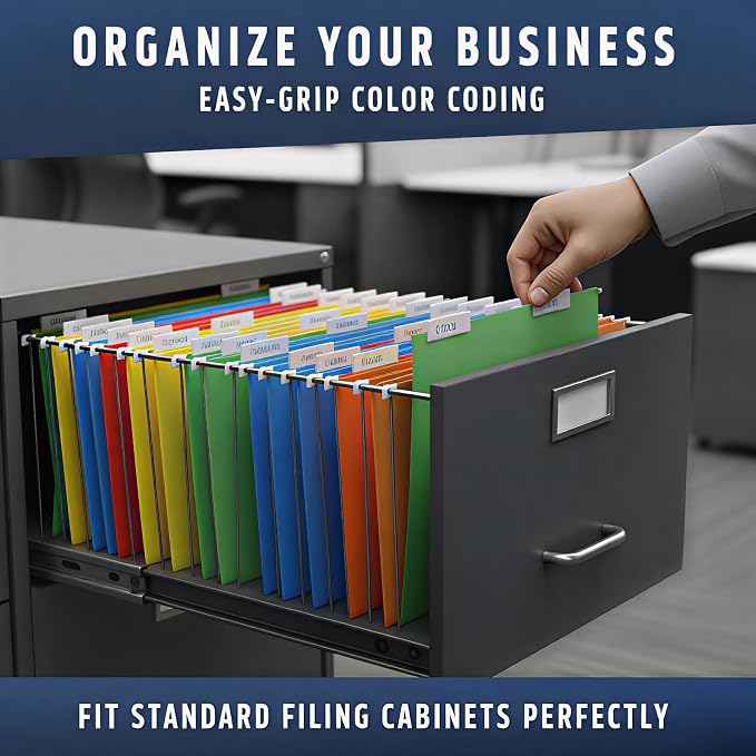 30 Pack Hanging File Folders Letter Size - Image 8