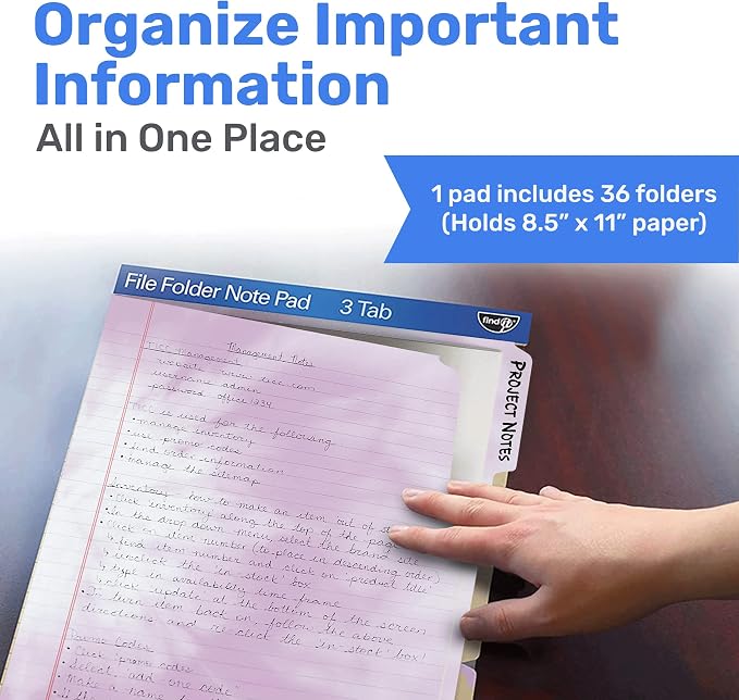 Find It File Folder Notepad - Image 2