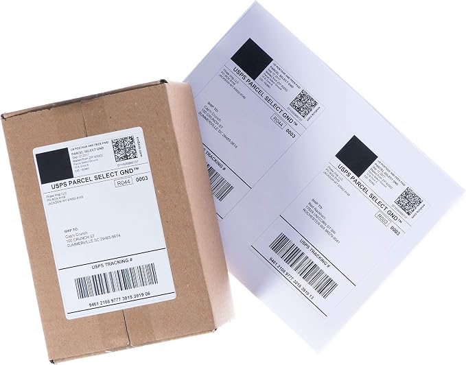 9527 Product 8.5" x 5.5" Half Sheet Self Adhesive Shipping Labels - Image 9