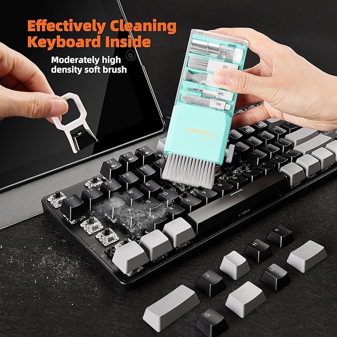 Tassmpitor Laptop Screen Keyboard Cleaner Kit, All in 1 Electronics Cleaning - Image 2