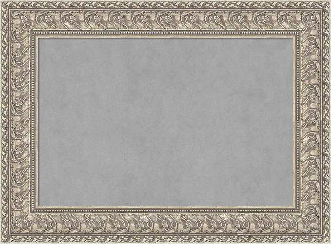 Amanti Art Silver Framed Magnetic Board 23x31 Medium Vision Board by AmantiArt