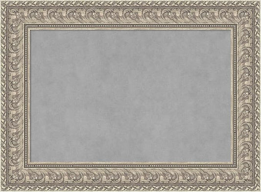 Amanti Art Silver Framed Magnetic Board 23x31 Medium Vision Board by AmantiArt