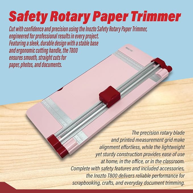 12" Portable Paper Cutter with Safety Guard - Image 2