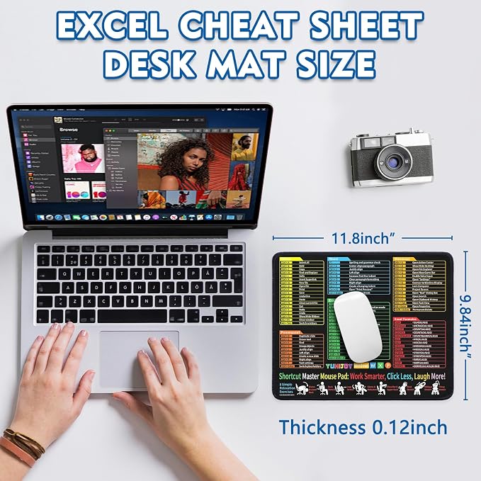 Excel Cheat Sheet Desk Pad - Image 5