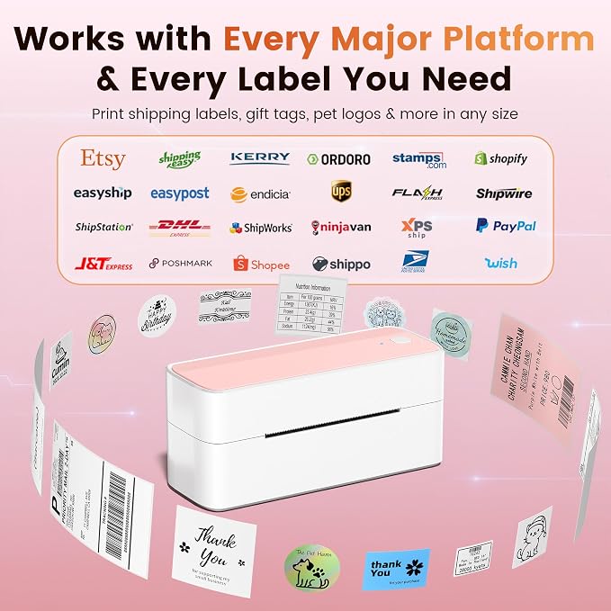 Phomemo High-Speed Shipping Label Printer 220mm/s - Image 5